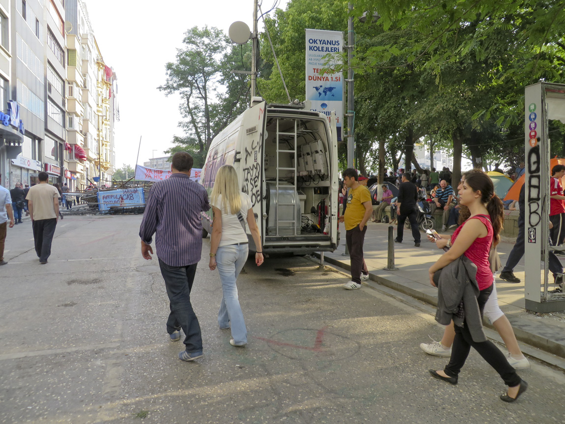 Taksim Square van