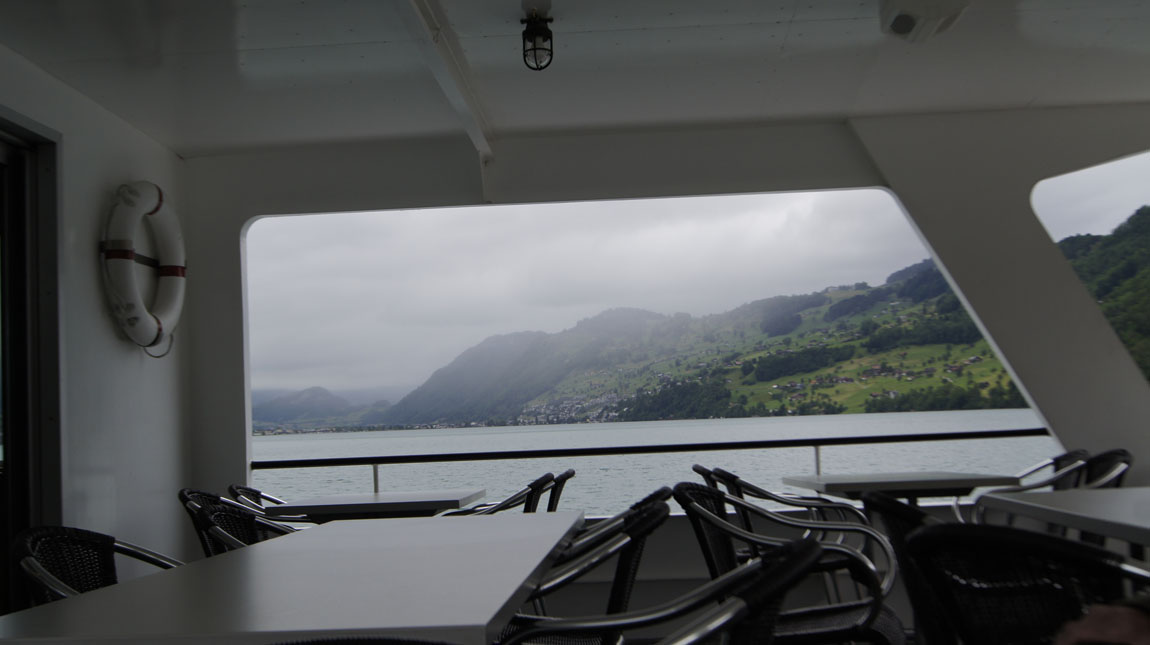 from Lake Lucerne ferry