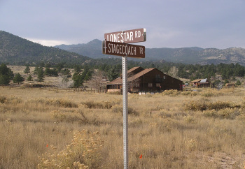 our house and the new road signs