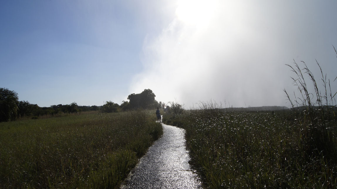 near the falls