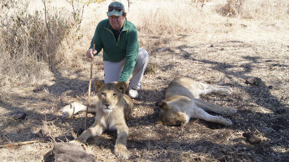 John with lions