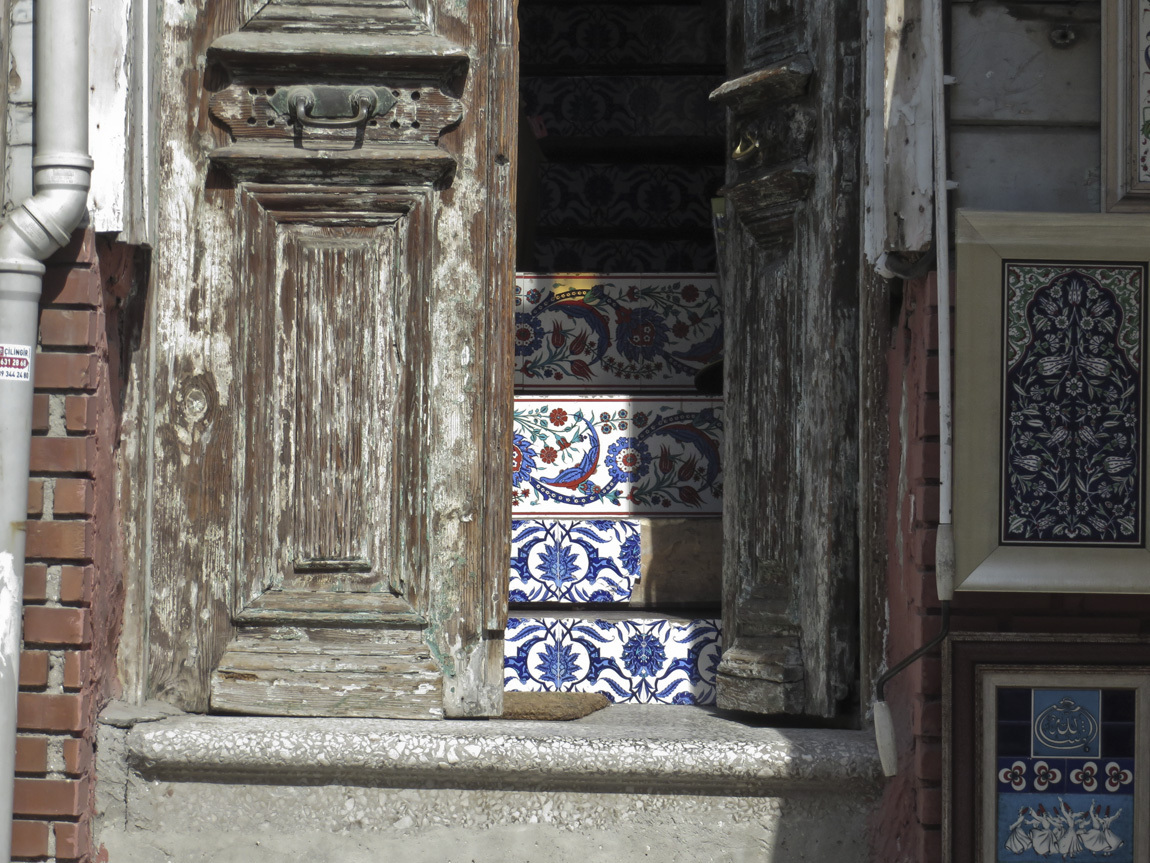 tiles in old building