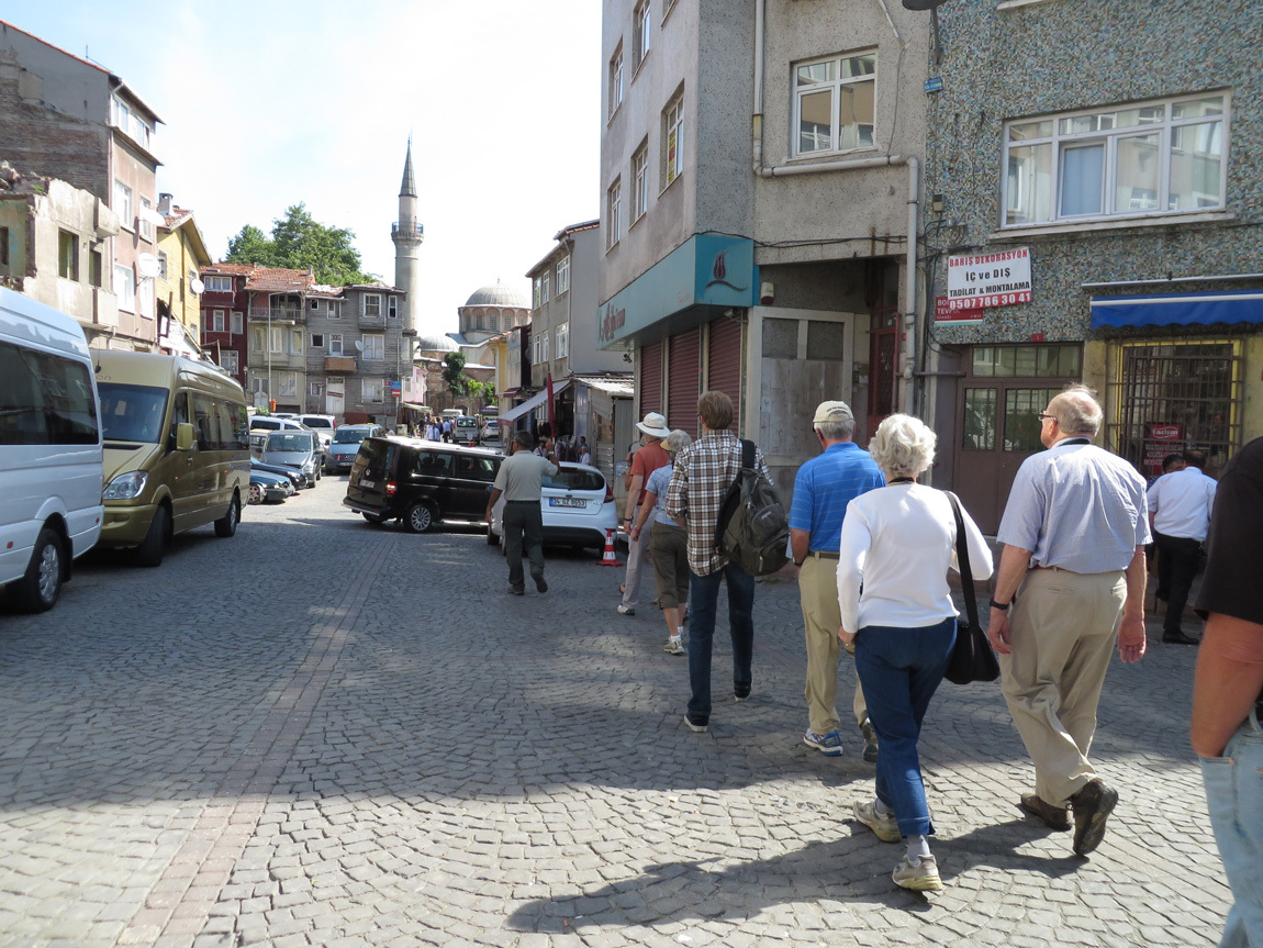 walking to the Chora Church