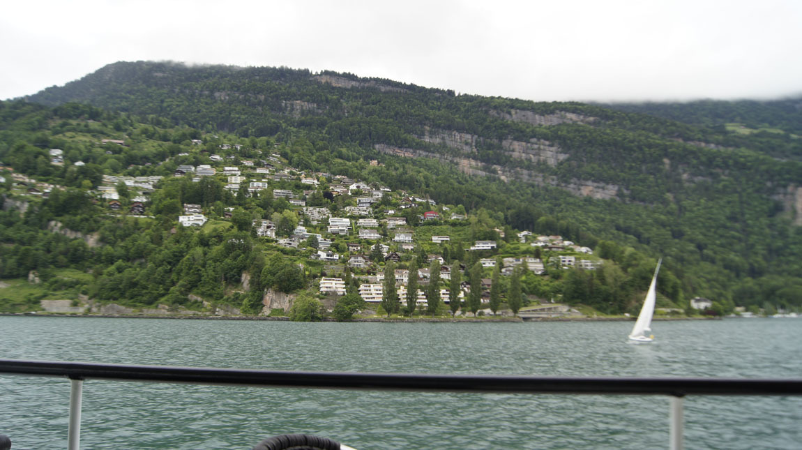 from Lake Lucerne ferry