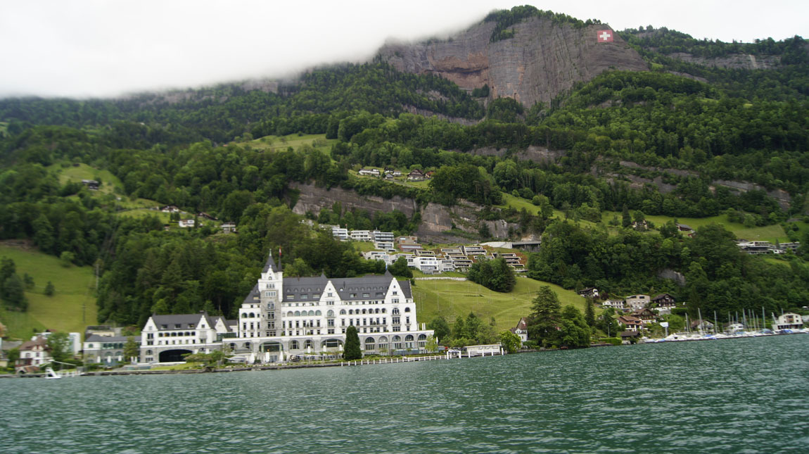 from Lake Lucerne ferry