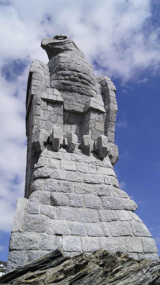 Eagle Statue on Simplon Pass